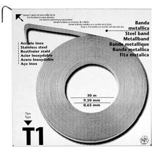 [ 3474R ] - Sicutool - Fascette stringitubi tipo a nastro inox continuo in rotoli