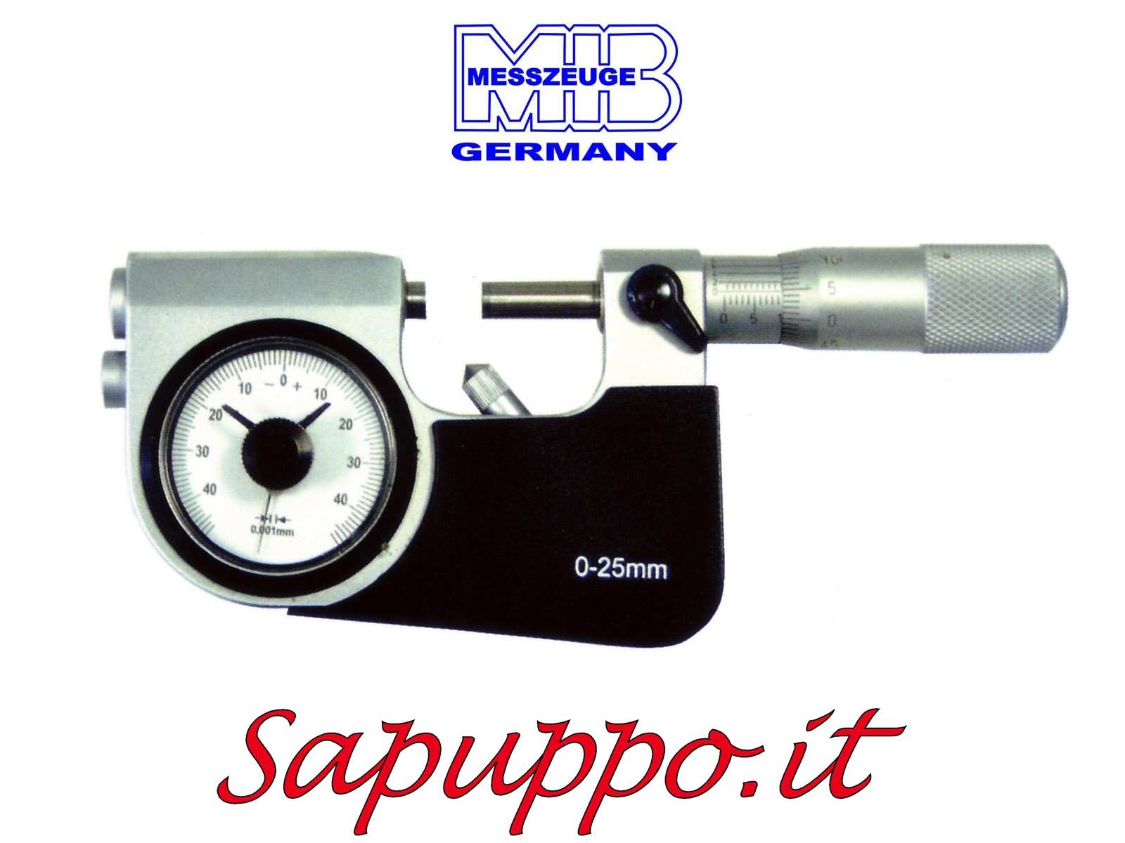 Micrometro con comparatore integrato nell'arco MIB 678