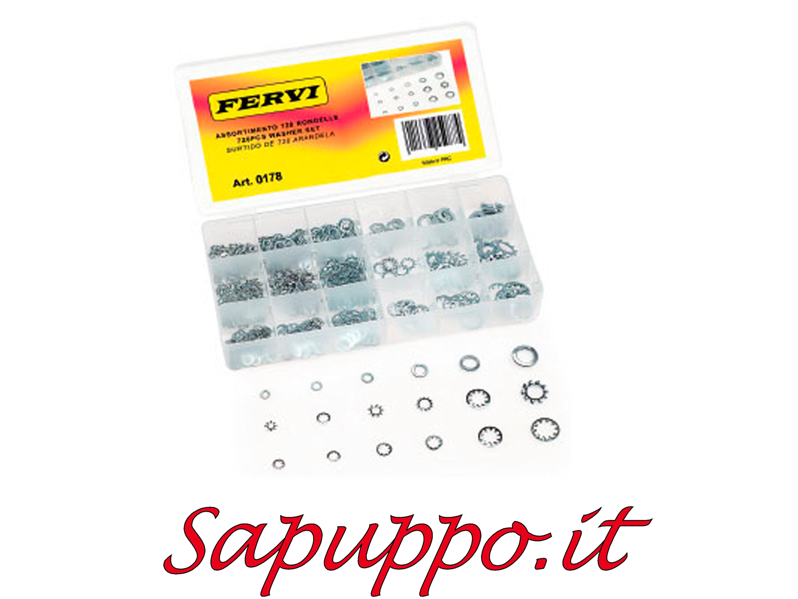 Assortimento 720 rondelle